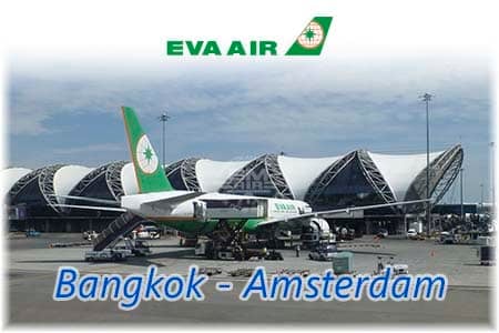 Eva Air - Bangkok - Amsterdam