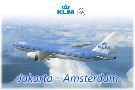 KLM - Jakarta - Amsterdam