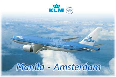KLM - Manila - Amsterdam