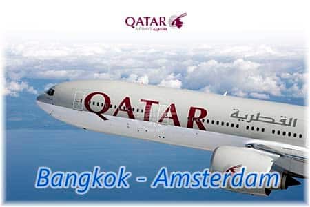 Qatar Airways - Bangkok - Amsterdam