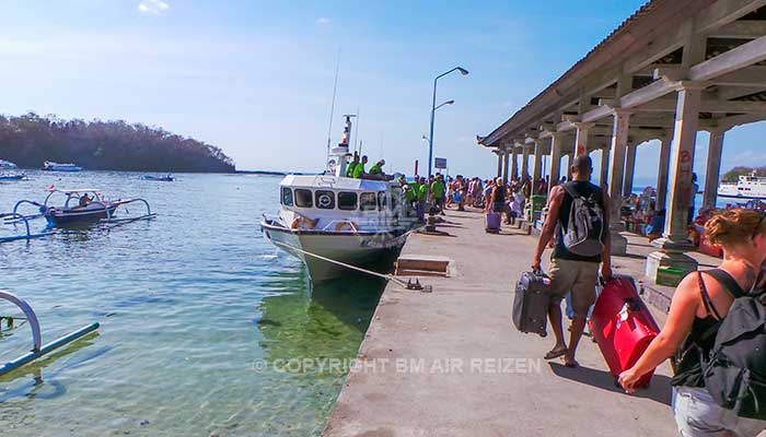 Padangbai pier