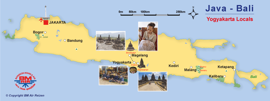 Kaart Yogyakarta Locals