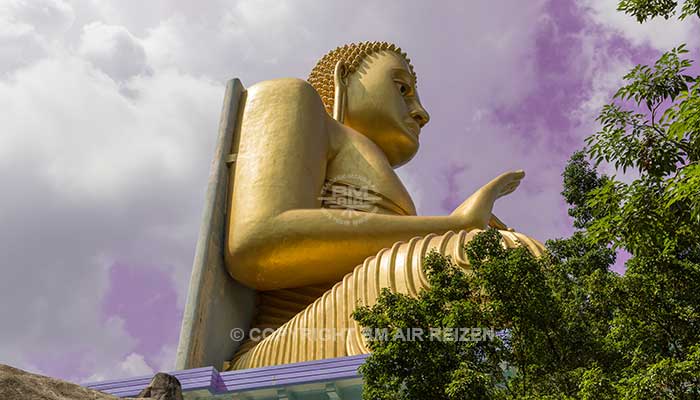 Sri Lanka - Dambulla - Gouden Boeddha