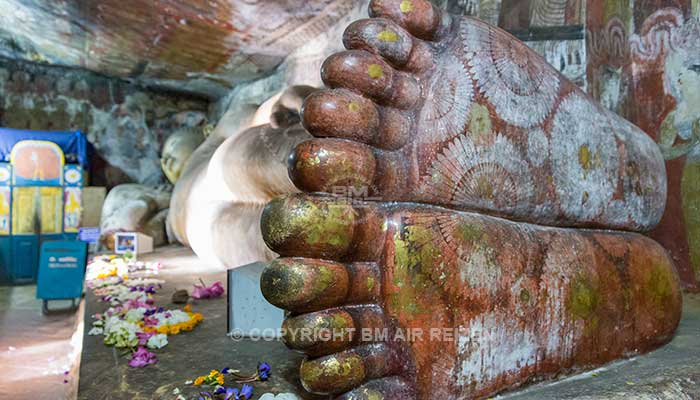 Sri Lanka - Dambulla - Liggende Boeddha