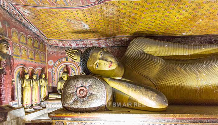 Sri Lanka - Dambulla - Liggende Boeddha