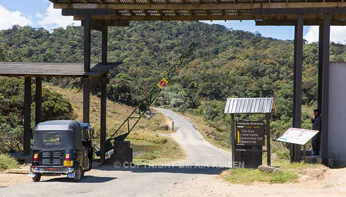 Sri Lanka - Horton Plains National Park ingang