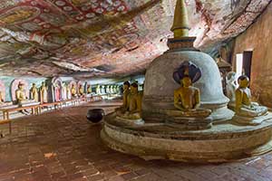 Dambulla - Rotstempel