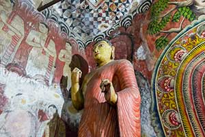 Dambulla - Rotstempel