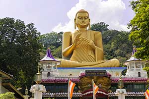 Dambulla - Rotstempel