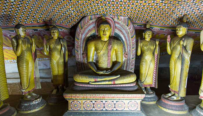 Dambulla - Rotstempel