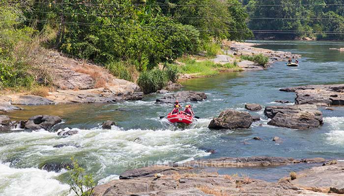 Kitulgala rafttocht Kelani rivier