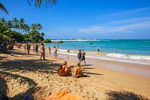 Hikkaduwa - strand