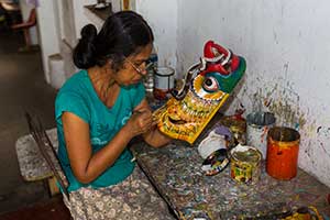 Ambalangoda - mask factory