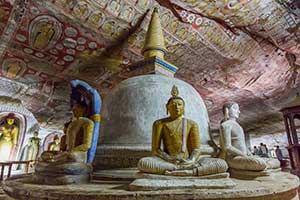 Dambulla - Rotstempel