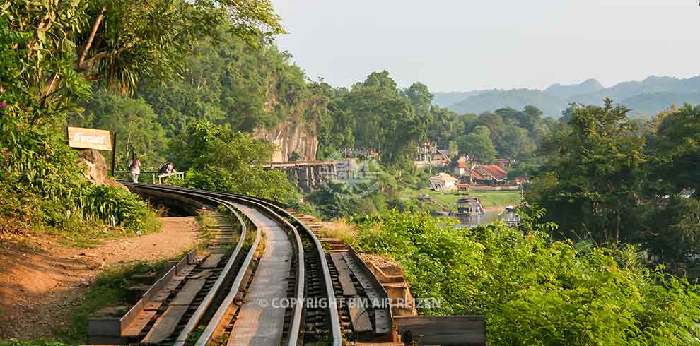 Kanchanaburi - oude spoorlijn