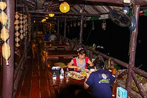 Koh Chang - diner met vuurvliegjes