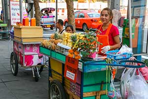 Bangkok - straatverkoper