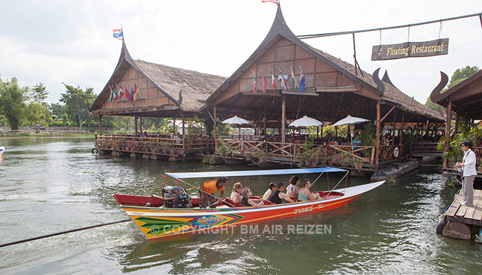 Kanchanaburi - boottocht River Kwai Bridge