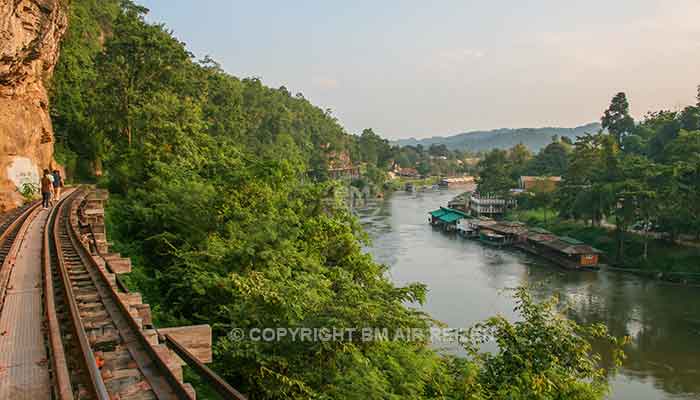 Kanchanaburi - treinreis oude spoorlijn