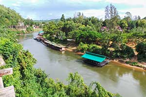 Kanchanaburi - treinreis oude spoorlijn