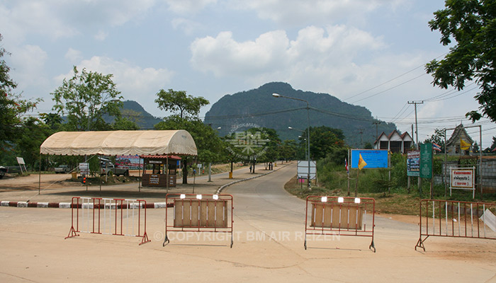 Sangklaburi - Grens met Myanmar