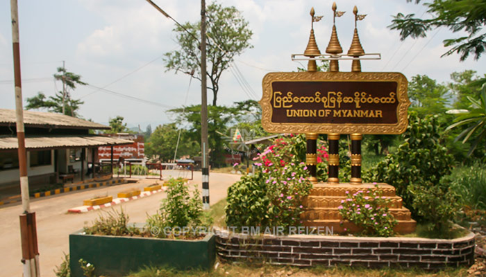 Sangklaburi - Grens met Myanmar