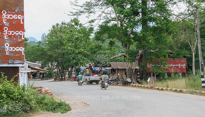 Sangklaburi - Grens met Myanmar