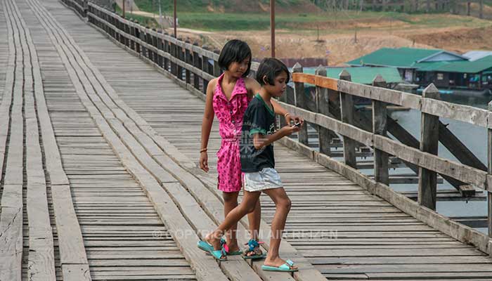 Sangklaburi - Mon brug