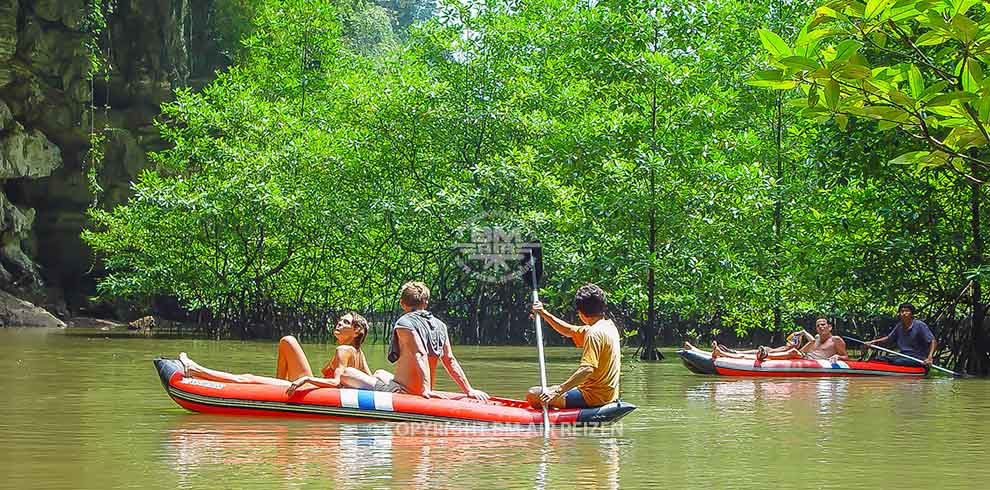 Krabi - Ao Thalane kanoën