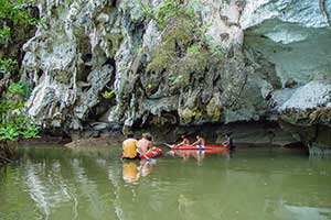 Krabi - Bor Thor kanoën