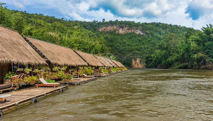 Kanchanaburi - River Kwai jungle rafts