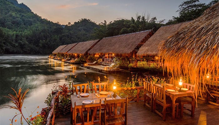 Kanchanaburi - River Kwai jungle rafts