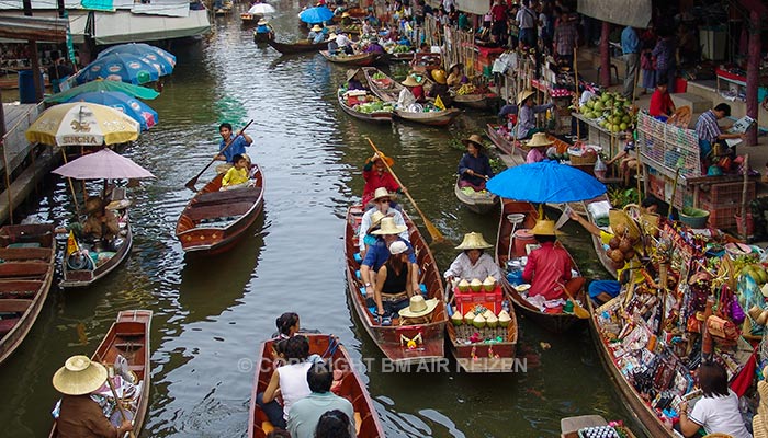 Bangkok - Drijvende Markt