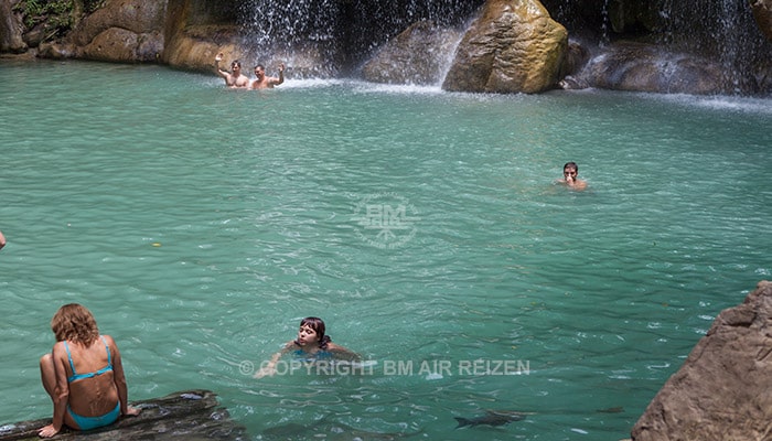 Kanchanaburi - Erawan Watervallen