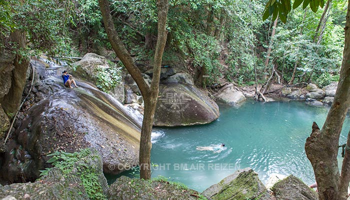 Kanchanaburi - Erawan Watervallen