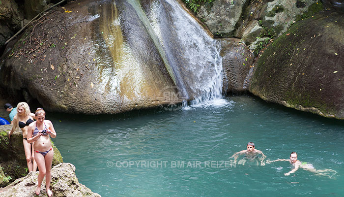 Kanchanaburi - Erawan Watervallen