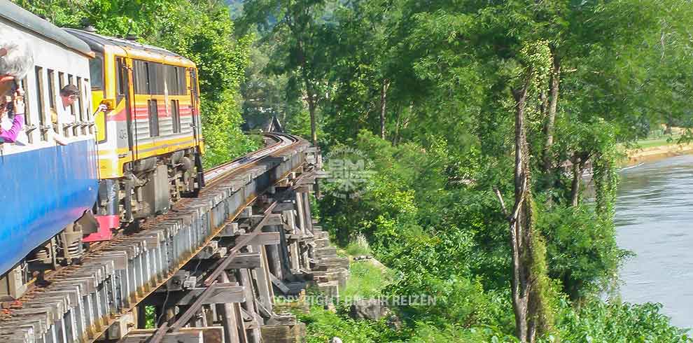 Kanchanaburi - treinreis oude spoorlijn