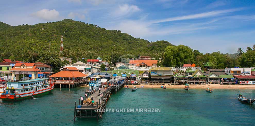 Koh Tao - aankomst pier