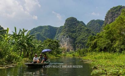 Ninh Binh - boottocht Ngo Dong rivier